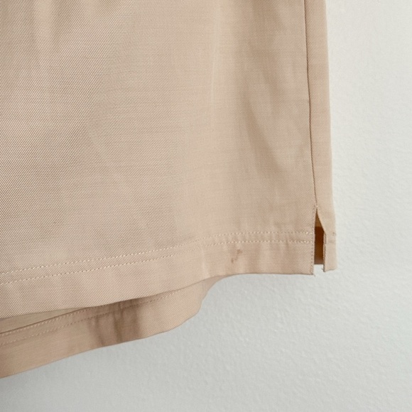 PAIGE Neva Belted High Rise Shorts Ecru Size 10 NWT - Picture 8 of 8